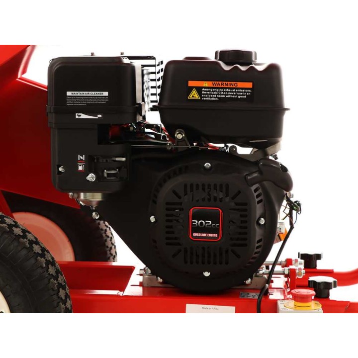 GTM GTS 900 G -biotrituraksi, Loncin G300F, 10 HP, 80 mm
