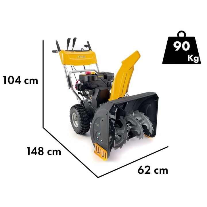 Stiga ST 4262 P -lumilinko, 212 cm³, 62 cm, 6 + 2 vaihdetta