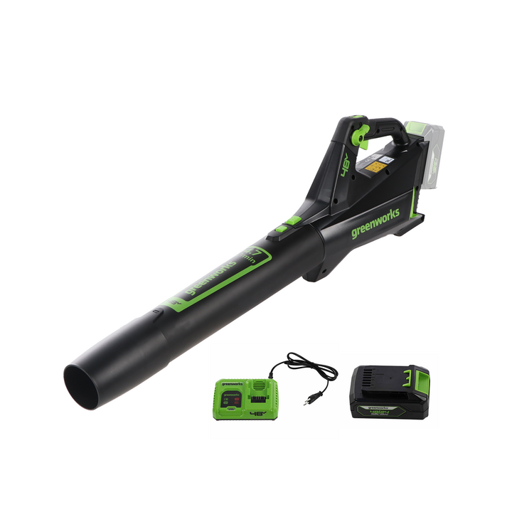 Greenworks GD48AB akkulehtipuhallin 48 V 4 Ah