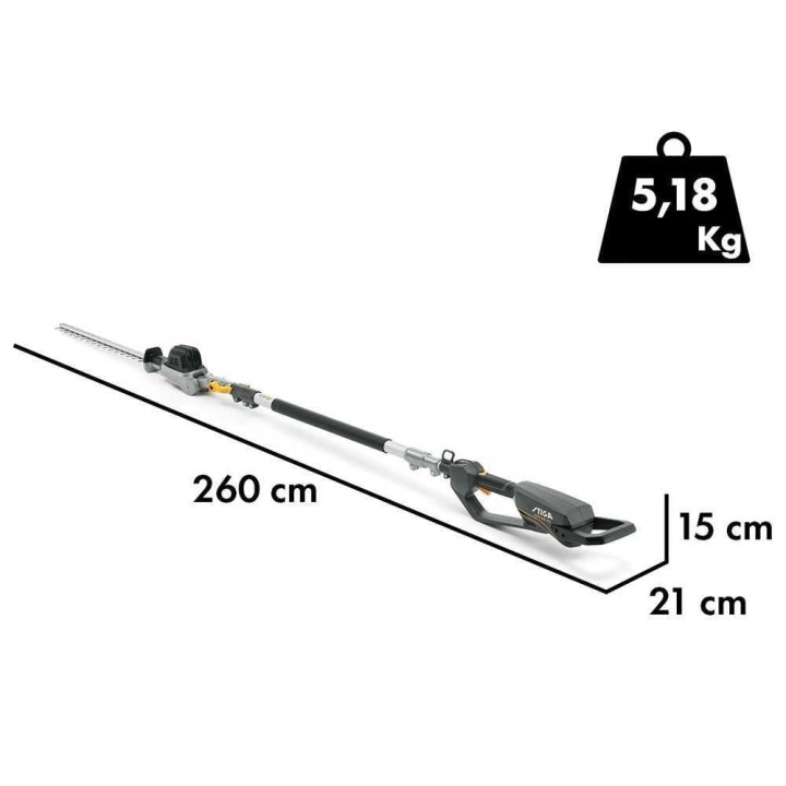 Stiga SPH 900 AE teleskooppinen oksasleikkuri, 400 W, 48 V, ilman akkua ja laturia