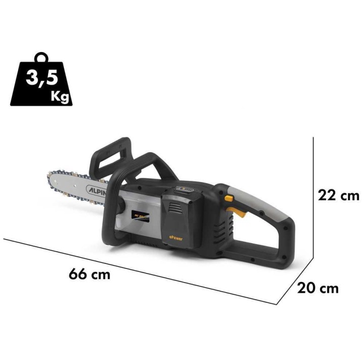 Alpina AC 20 Li Kit akkumoottorisaha, 20 V, 4 Ah, 25 cm