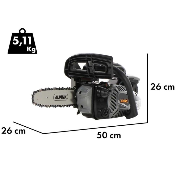 Alpina APR 26 karsintamoottorisaha, 25 cm, 25,4 cm³, 1,22 HP