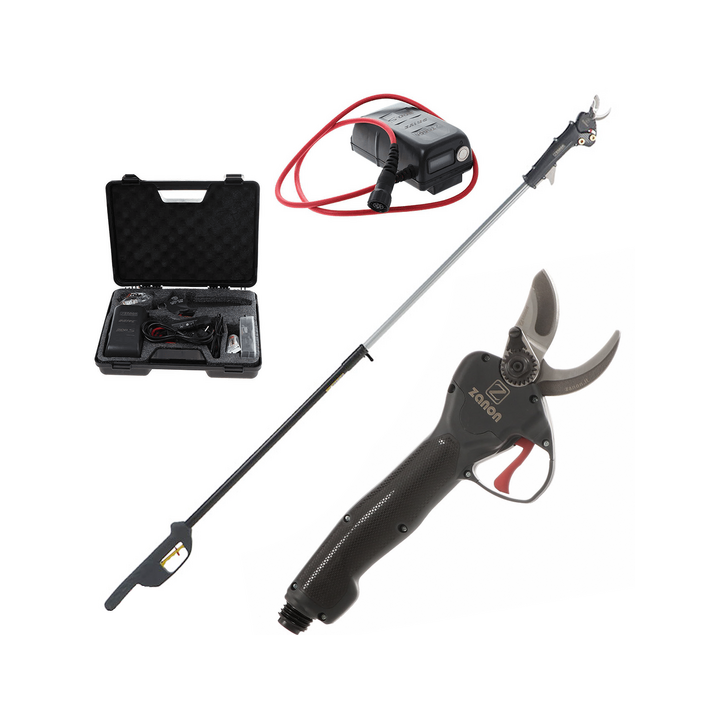 Zanon Viper SV 45 sähköiset oksasakset teleskooppivarrella 50 4 V 3 2 Ah 175 255 cm