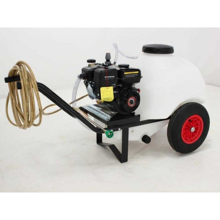 Comet APS41 - G160 F ruiskupumppu säiliövaunulla, 120 l, 4,9 HP, vetokoukku