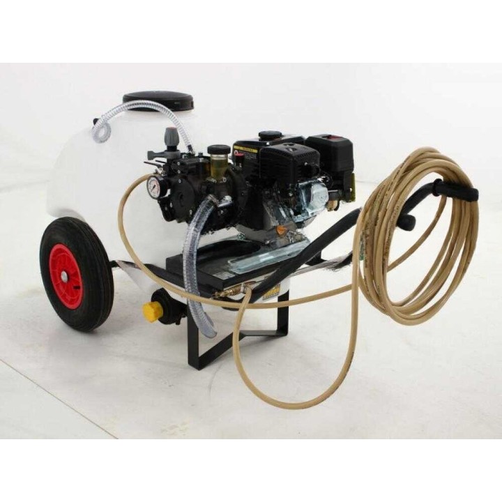 Comet APS41 - G160 F ruiskupumppu säiliövaunulla, 120 l, 4,9 HP, vetokoukku
