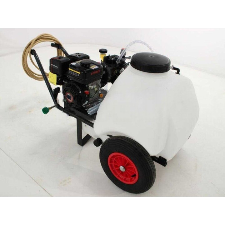 Comet APS41 - G160 F ruiskupumppu säiliövaunulla, 120 l, 4,9 HP, vetokoukku