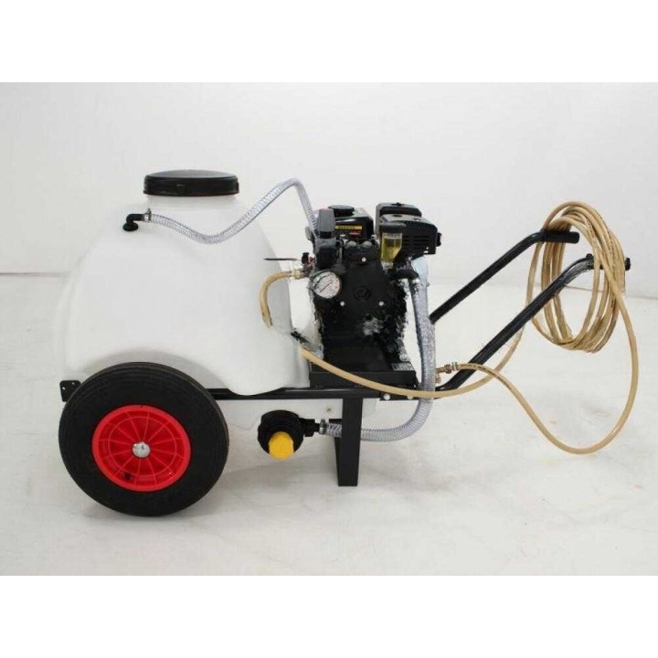 Comet APS41 - G160 F ruiskupumppu säiliövaunulla, 120 l, 4,9 HP, vetokoukku