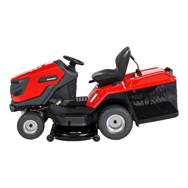 Snapper RTX122 ajettava ruohonleikkuri, 27 HP, 122 cm, keruusäiliö ja silppuava leikkuu