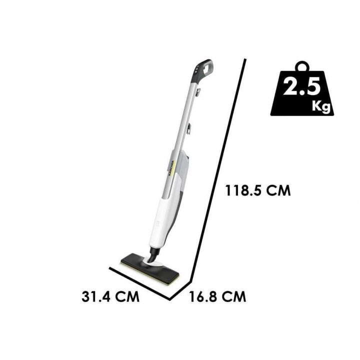 Karcher SC2 Upright EasyFix -höyrymoppi, 1 600 W, 0,4 l