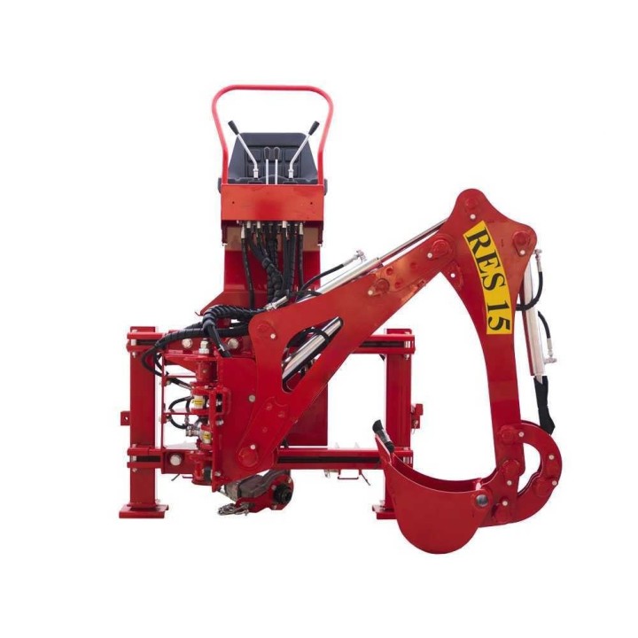 RES15 traktorikäyttöinen takakaivuri, 15–70 HP, 60 cm sivuttaissiirto