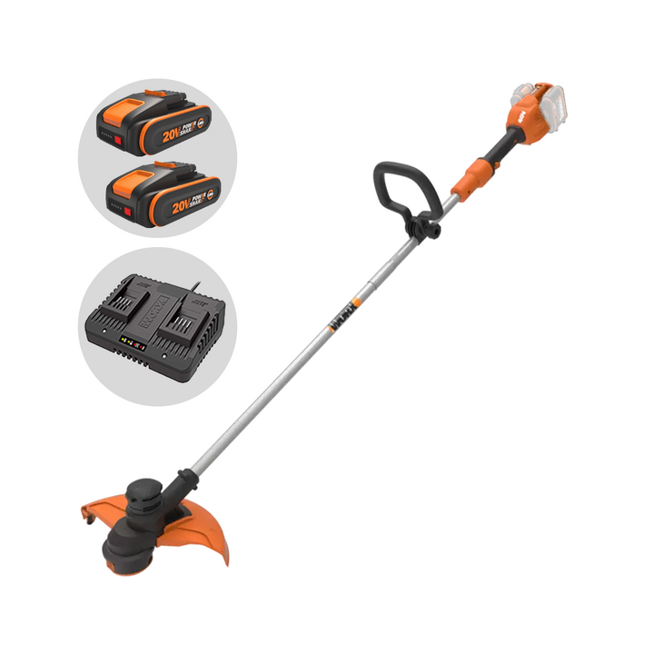 Worx WG183E akkukäyttöinen ruohoraivuri 40 V 2 2 Ah