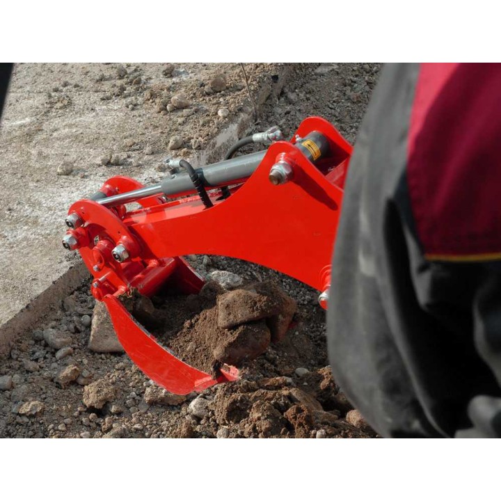 RES10-traktorikaivuri, 180° kääntö, 25 cm kauha, 18–30 HP