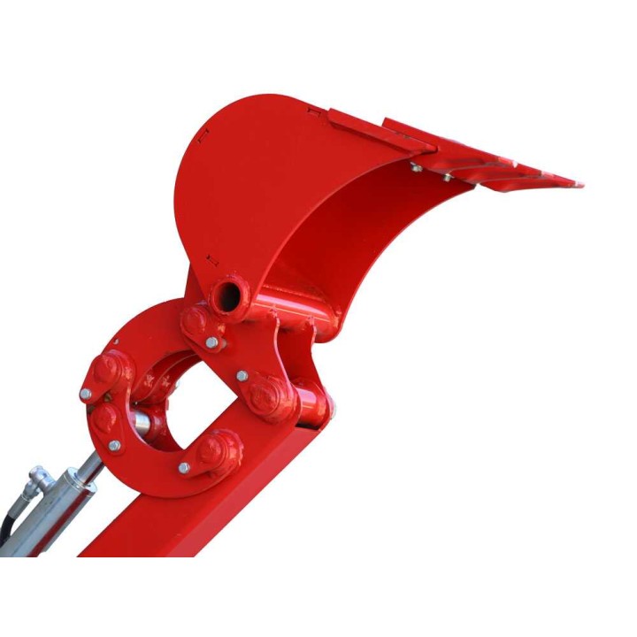 RES30-retrokaivuri traktoriin, hydraulinen sivusiirto, 35 cm kauha
