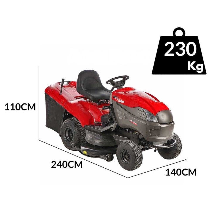 Castelgarden PTX 230 HD ajoleikkuri, hydrostaattinen vaihteisto, 122 cm, 300 l