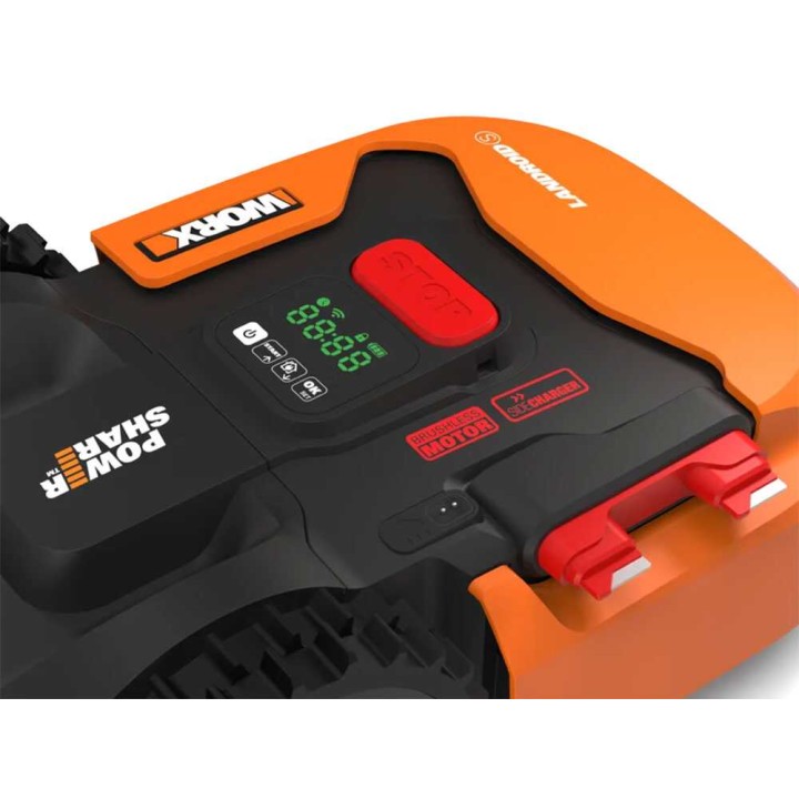 Worx Landroid S400 WR184E robottiruohonleikkuri, 400 m², 20 V, rajakaapeli