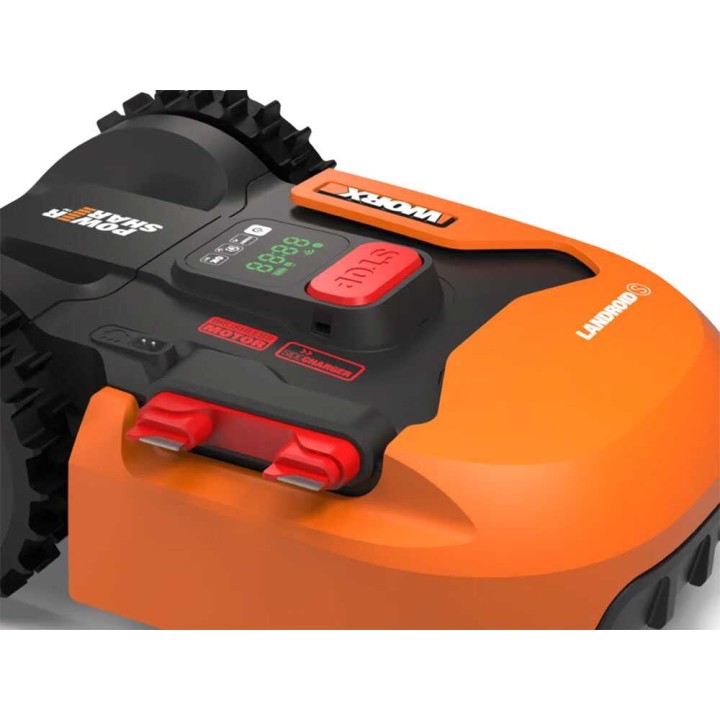 Worx Landroid S400 WR184E robottiruohonleikkuri, 400 m², 20 V, rajakaapeli
