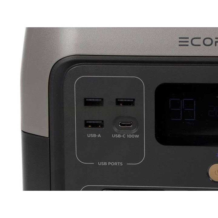 EcoFlow River 2 Pro kannettava virtalähde, 768 Wh, 800 W