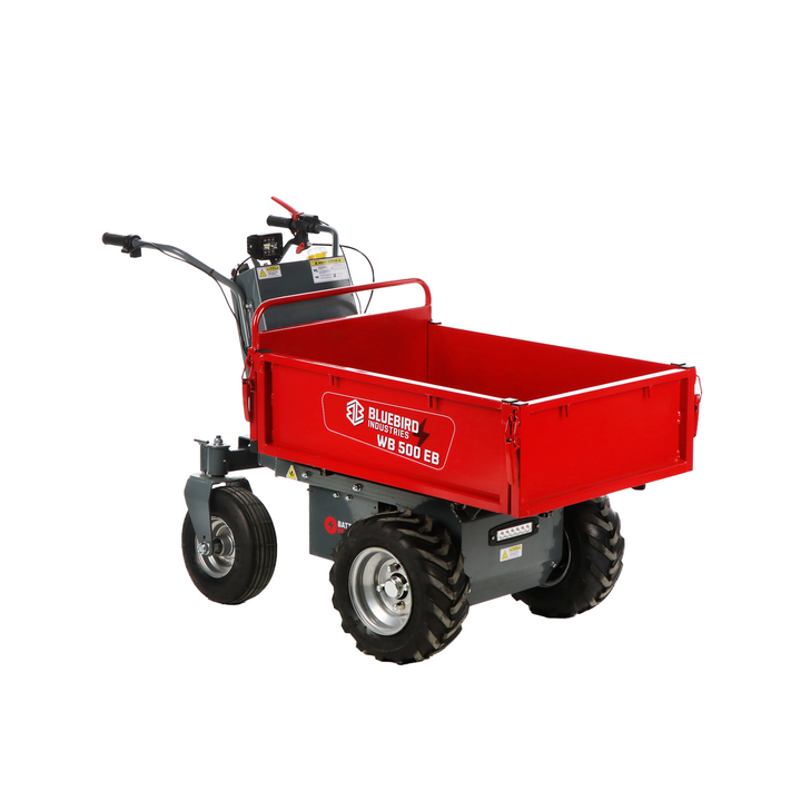 Blue Bird WB 500EB akkukäyttöinen kuljetuskärry 48 V 32 Ah 500 kg