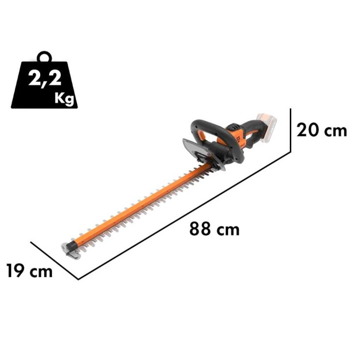 Worx WG264E.9 akkupensasleikkuri, 56 cm, 20 V, ilman akkua ja laturia