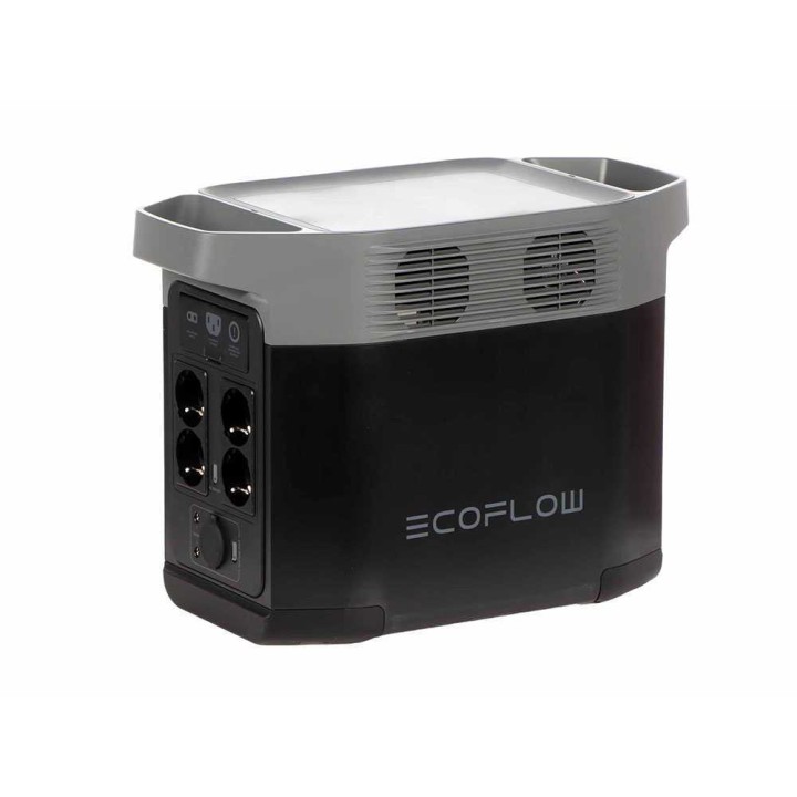 EcoFlow Delta 2 kannettava virtalähde, 1 024 Wh, 1 800 W, 2 400 W, LCD-näyttö