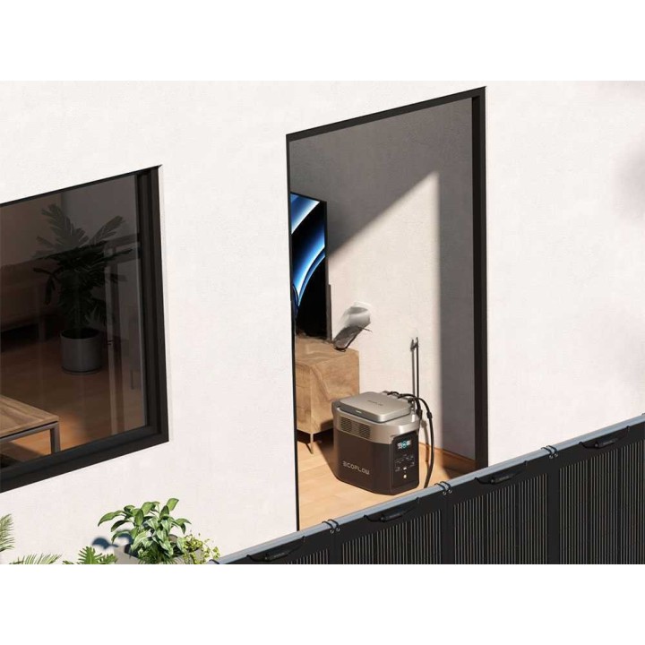 EcoFlow Delta 2 kannettava virtalähde, 1 024 Wh, 1 800 W, 2 400 W, LCD-näyttö