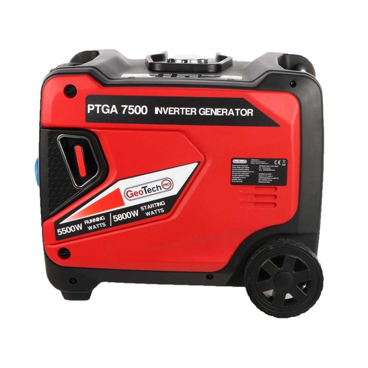 GeoTech Pro PTGA 7500 invertterigeneraattori, 5,8 kW, 230 V, sähkökäynnistys