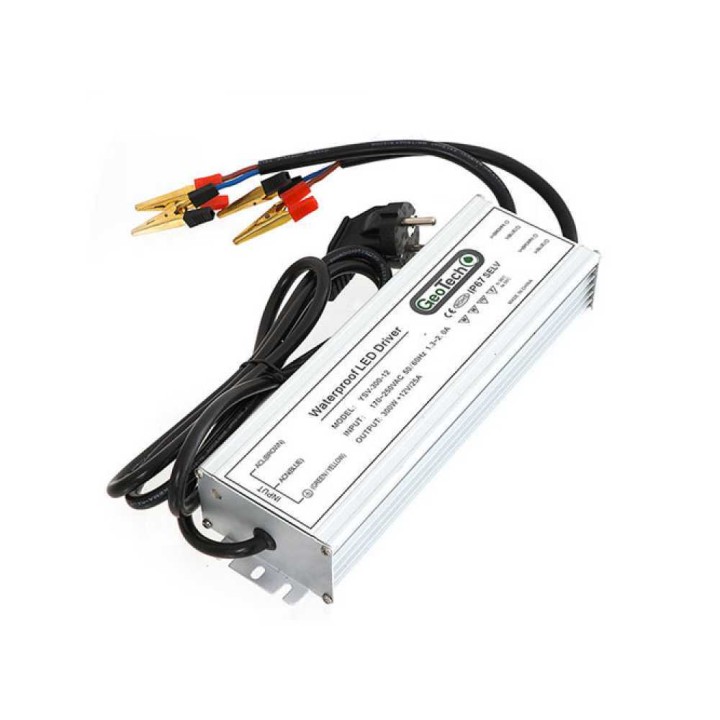 YSV-300-12 muuntaja, 300 W, 230 V AC – 12 V DC