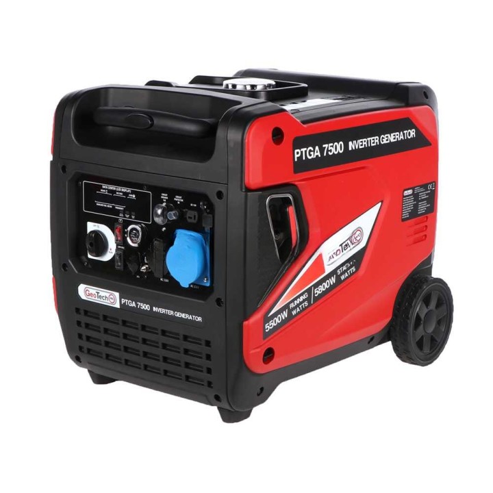 PTGA 7500 invertterigeneraattori, 5,5 kW, 5,8 kW, 230 V, ATS