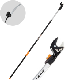 Fiskars UP86 teleskooppinen oksasaksa 240 400 cm 32 mm oksasaha 450 mm