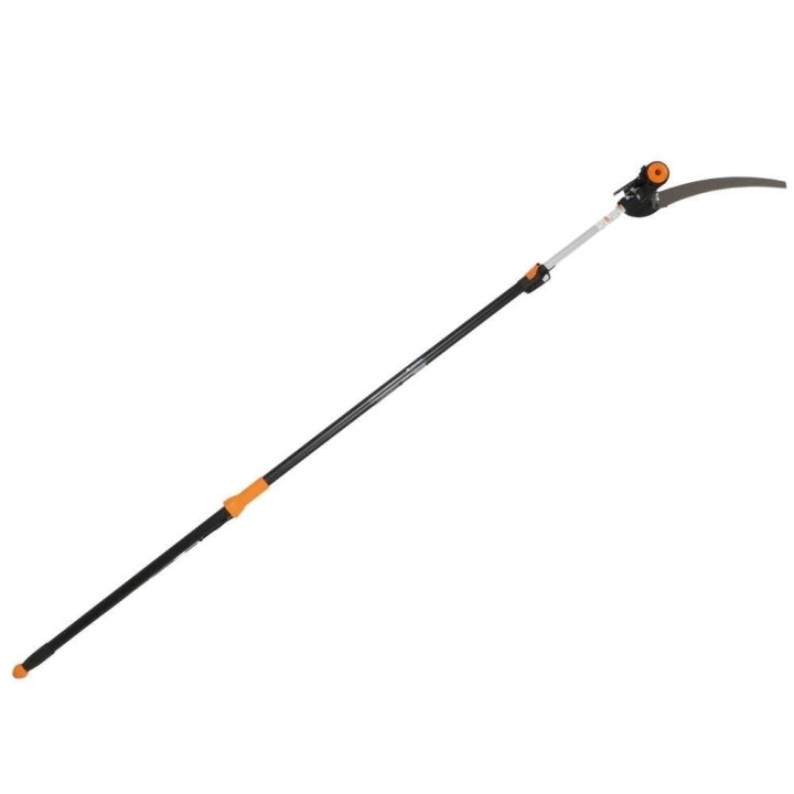 Fiskars UP86 teleskooppinen oksasaksa, 240–400 cm, 32 mm, oksasaha 450 mm