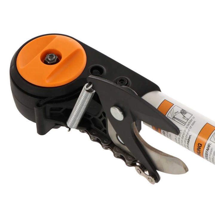 Fiskars UP86 teleskooppinen oksasaksa, 240–400 cm, 32 mm, oksasaha 450 mm
