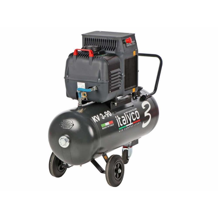 Italyco KV 3/90 ruuvikompressori, 3 HP, 90 l, 10 bar