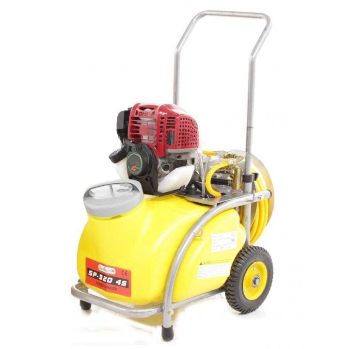 GeoTech SP 320 4S ALU ruiskupumppu kärryllä, 30 l, 1,5 HP, 4-tahtinen