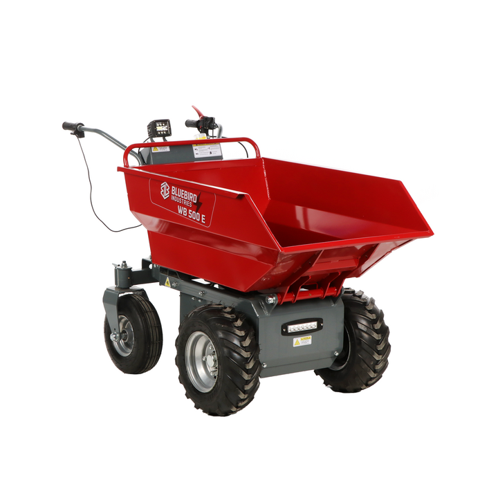 Blue Bird WB 500E akkukäyttöinen dumper kottikärry 48 V 500 kg