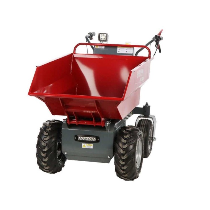 Blue Bird WB 500E akkukäyttöinen dumper-kottikärry, 48 V, 500 kg