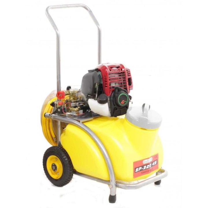 GeoTech SP 320 4S ALU ruiskupumppu kärryllä, 30 l, 1,5 HP, 4-tahtinen