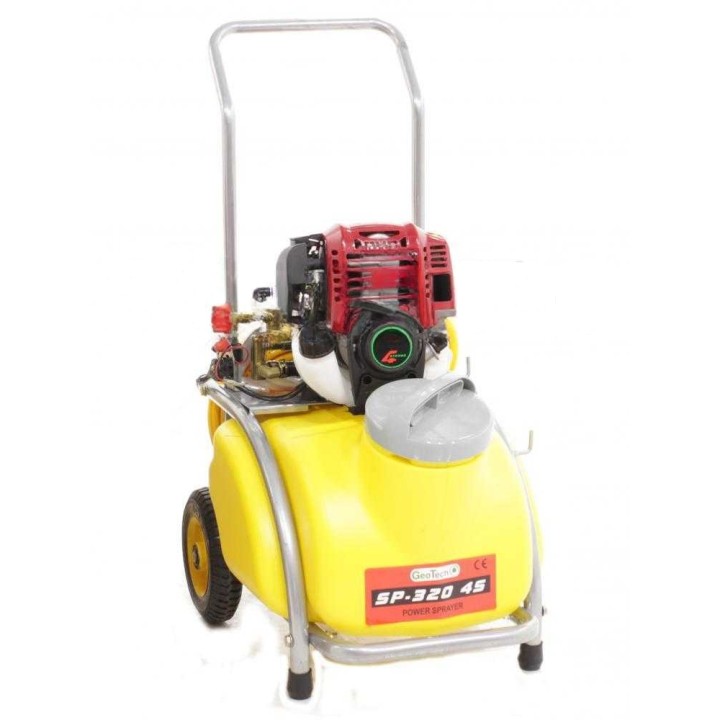 GeoTech SP 320 4S ALU ruiskupumppu kärryllä, 30 l, 1,5 HP, 4-tahtinen