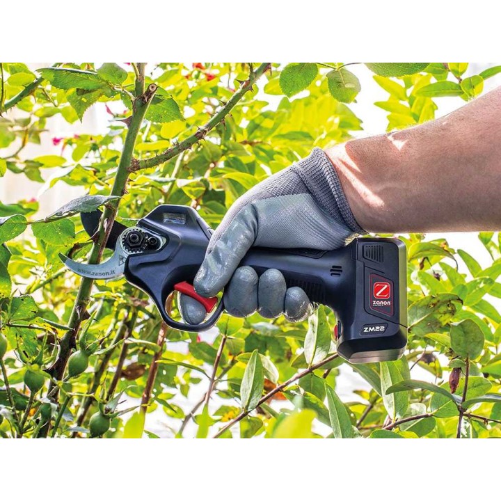 Zanon ZM 22 sähköoksasakset, 7,2 V, 2,5 Ah, leikkuuhalkaisija 22 mm
