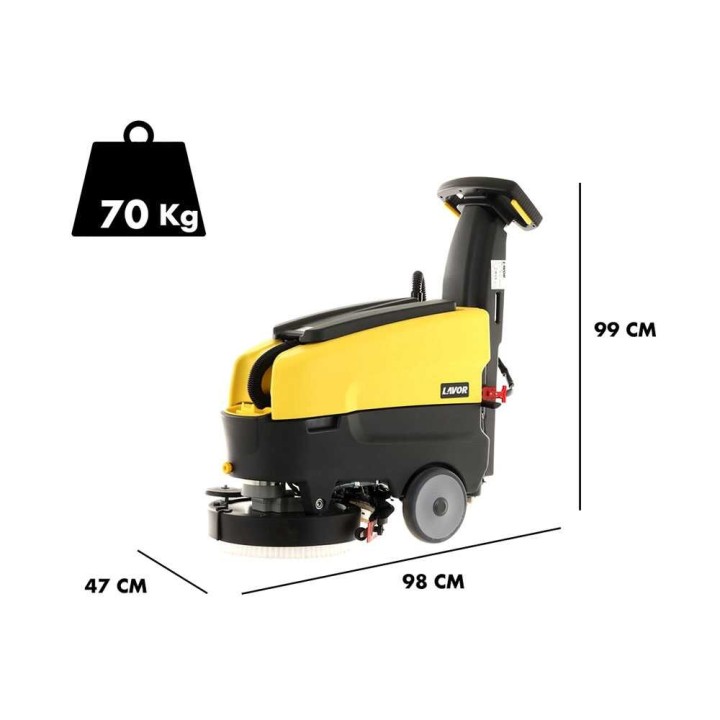 Lavor L1.5 36B akkukäyttöinen lattianpesukone, 36 cm, 24 V