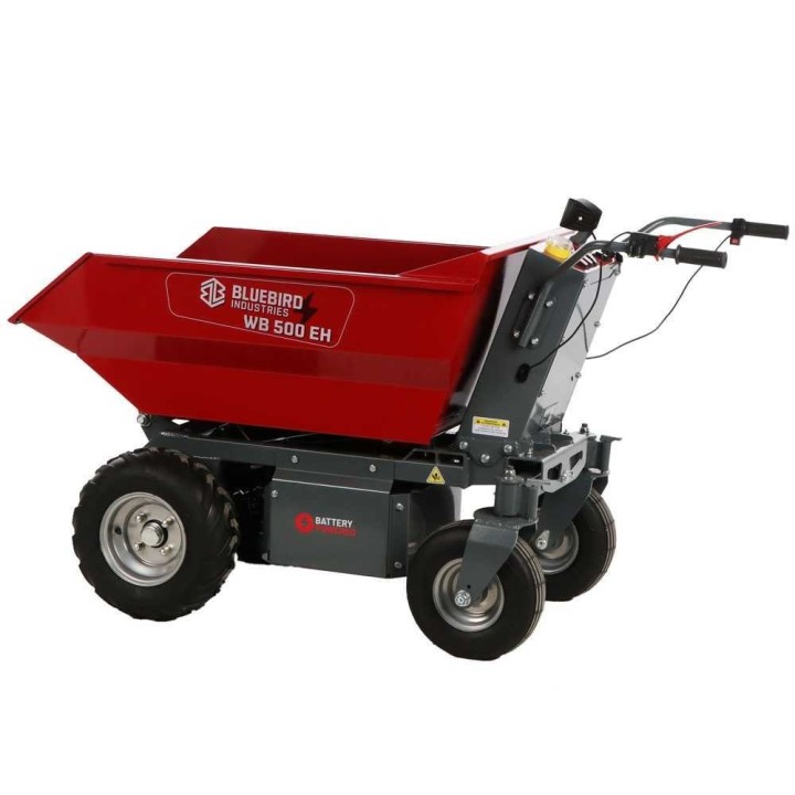 Blue Bird WB 500EH akkukäyttöinen dumper-kottikärry, 1 000 W, 500 kg