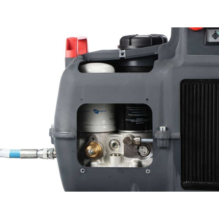 Italyco KV 3/270 ruuvikompressori, 270 l, 10 bar, 230 V