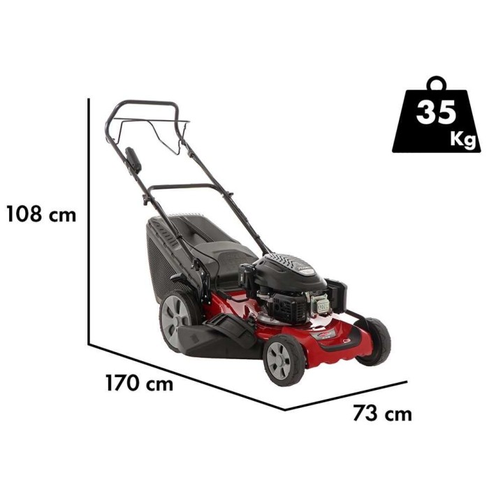 Castelgarden XC 53 SE vetävä ruohonleikkuri, 4-in-1, 166 cm³, 51 cm, sähköstartti