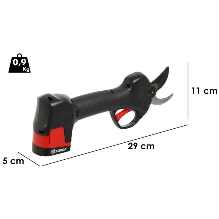 Zanon ZM 27 sähköiset oksasakset, 2 × 14,4 V 2,5 Ah, 27 mm