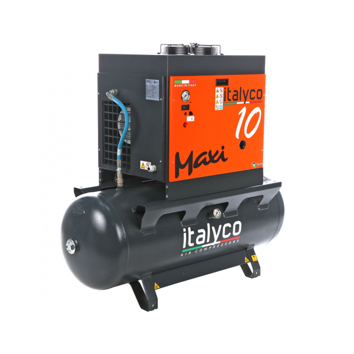 Italyco Maxi 10 270 ruuvikompressori 10 HP 270 l 10 bar