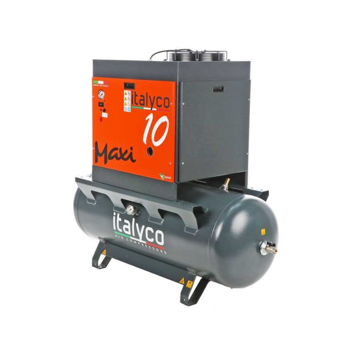 Italyco Maxi 10/270 ruuvikompressori, 10 HP, 270 l, 10 bar
