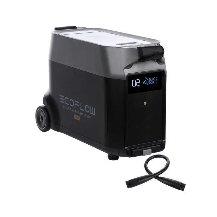 EcoFlow DELTA Pro lisäakku 3 600 Wh 4 5 kW LCD näyttö