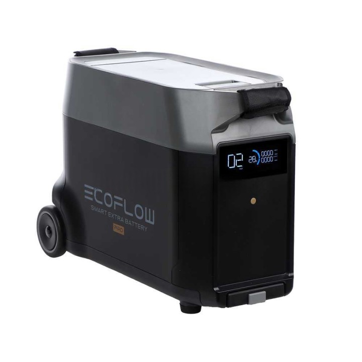 EcoFlow DELTA Pro lisäakku, 3 600 Wh, 4,5 kW, LCD-näyttö