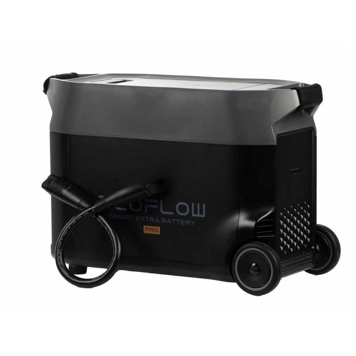 EcoFlow DELTA Pro lisäakku, 3 600 Wh, 4,5 kW, LCD-näyttö