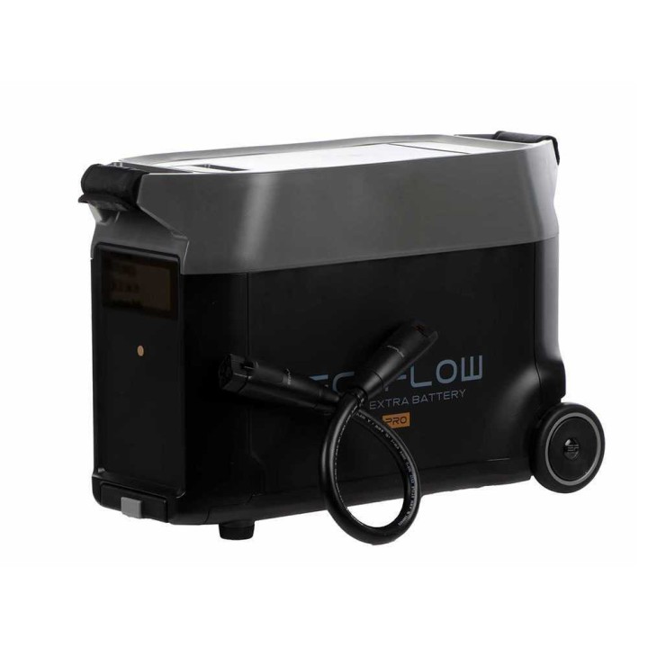 EcoFlow DELTA Pro lisäakku, 3 600 Wh, 4,5 kW, LCD-näyttö