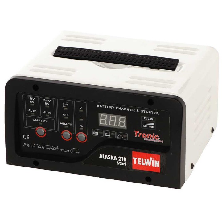 Telwin Alaska 210 Start akkulaturi ja käynnistin, 12/24 V, 150 A